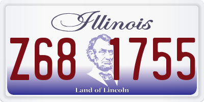 IL license plate Z681755