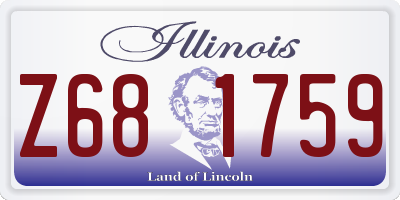IL license plate Z681759
