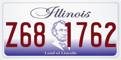 IL license plate Z681762