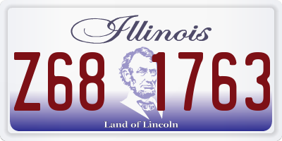 IL license plate Z681763