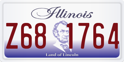 IL license plate Z681764