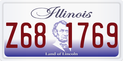 IL license plate Z681769