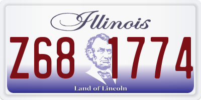 IL license plate Z681774