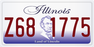 IL license plate Z681775