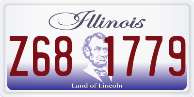 IL license plate Z681779