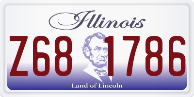 IL license plate Z681786