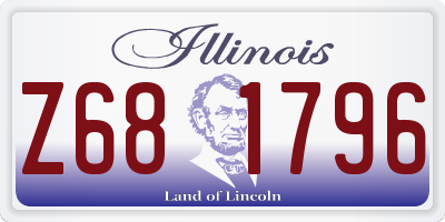 IL license plate Z681796