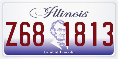 IL license plate Z681813
