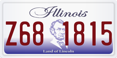 IL license plate Z681815