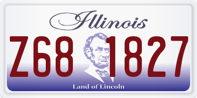 IL license plate Z681827