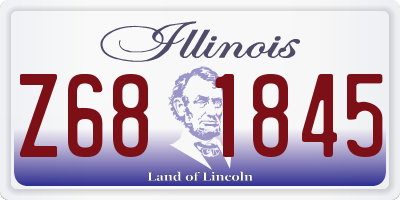 IL license plate Z681845