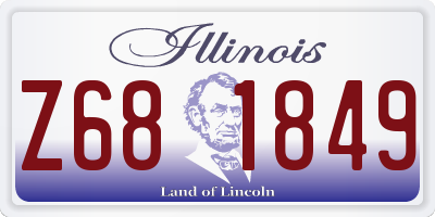 IL license plate Z681849
