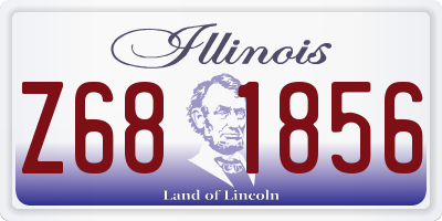 IL license plate Z681856