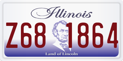 IL license plate Z681864