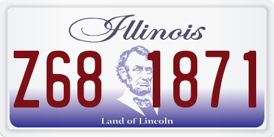 IL license plate Z681871