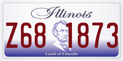 IL license plate Z681873