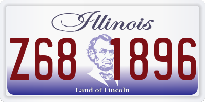IL license plate Z681896