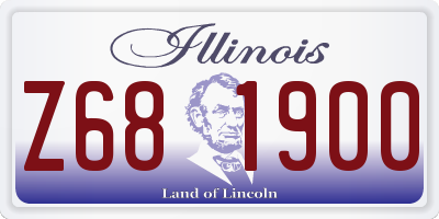 IL license plate Z681900