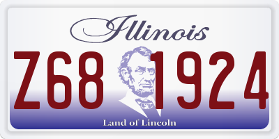 IL license plate Z681924