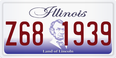 IL license plate Z681939