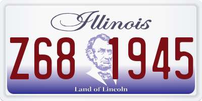 IL license plate Z681945