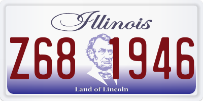 IL license plate Z681946