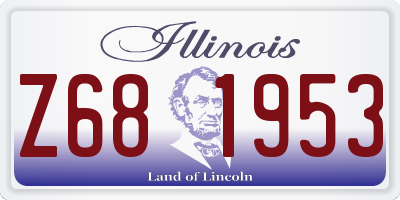 IL license plate Z681953