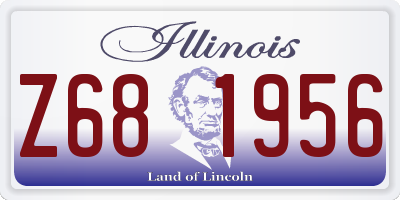 IL license plate Z681956