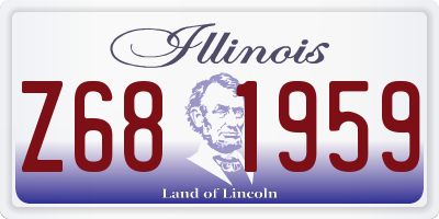 IL license plate Z681959