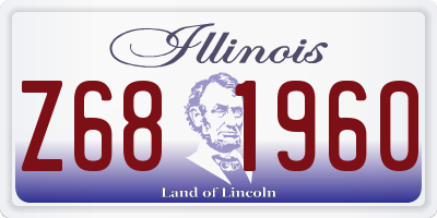 IL license plate Z681960