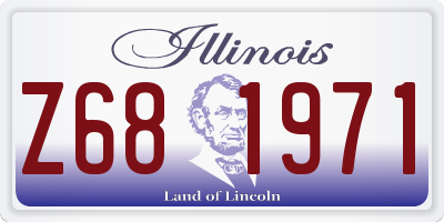 IL license plate Z681971