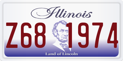 IL license plate Z681974