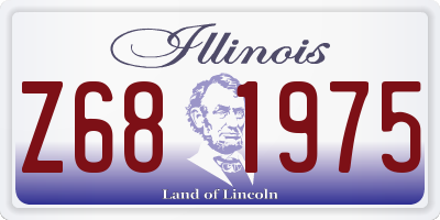 IL license plate Z681975