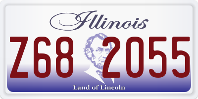 IL license plate Z682055