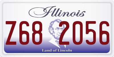 IL license plate Z682056