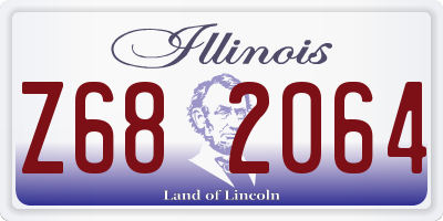 IL license plate Z682064
