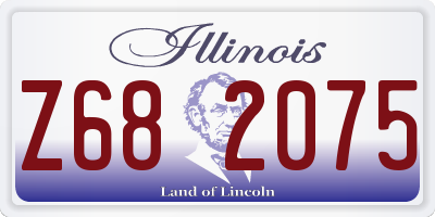 IL license plate Z682075