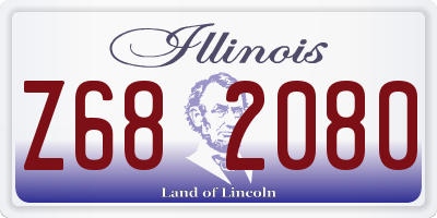 IL license plate Z682080