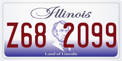 IL license plate Z682099