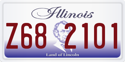 IL license plate Z682101