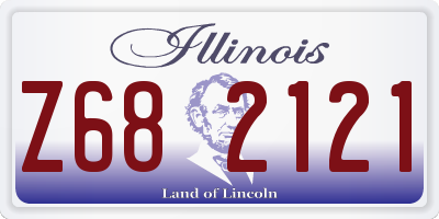 IL license plate Z682121