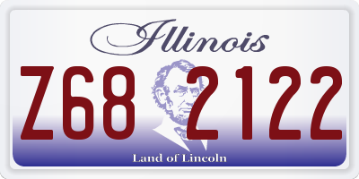 IL license plate Z682122