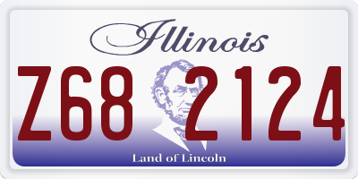 IL license plate Z682124