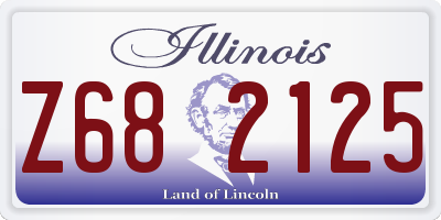 IL license plate Z682125