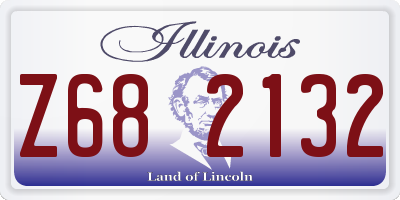IL license plate Z682132