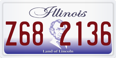 IL license plate Z682136