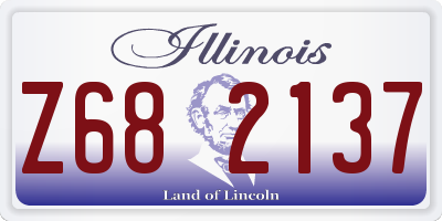 IL license plate Z682137