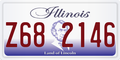 IL license plate Z682146