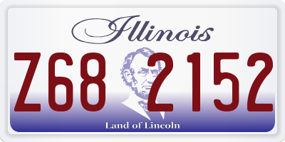 IL license plate Z682152