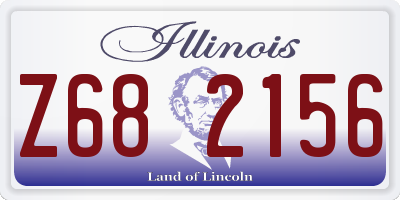 IL license plate Z682156